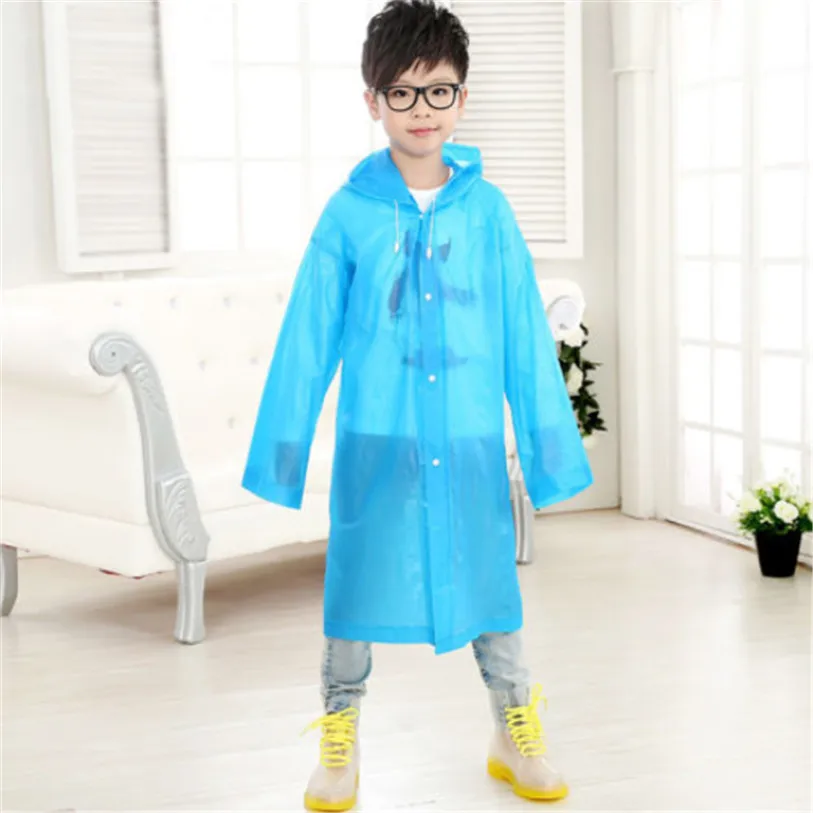 Waterproof Kids Raincoat For Children Rain Coat Long RainwearRainsuit Student Poncho Boys Girls Rain Jacket Dropshipping 50FB27 (3)