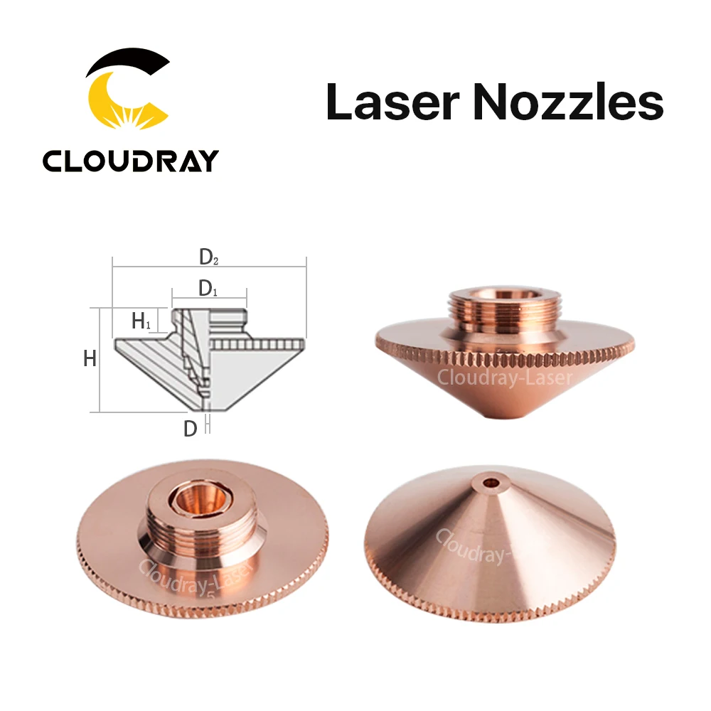 Precitec Nozzle 1.0-3.0 Double Layers Dia.32mm for Precitec 1064nm FIBER Laser Cutting Head