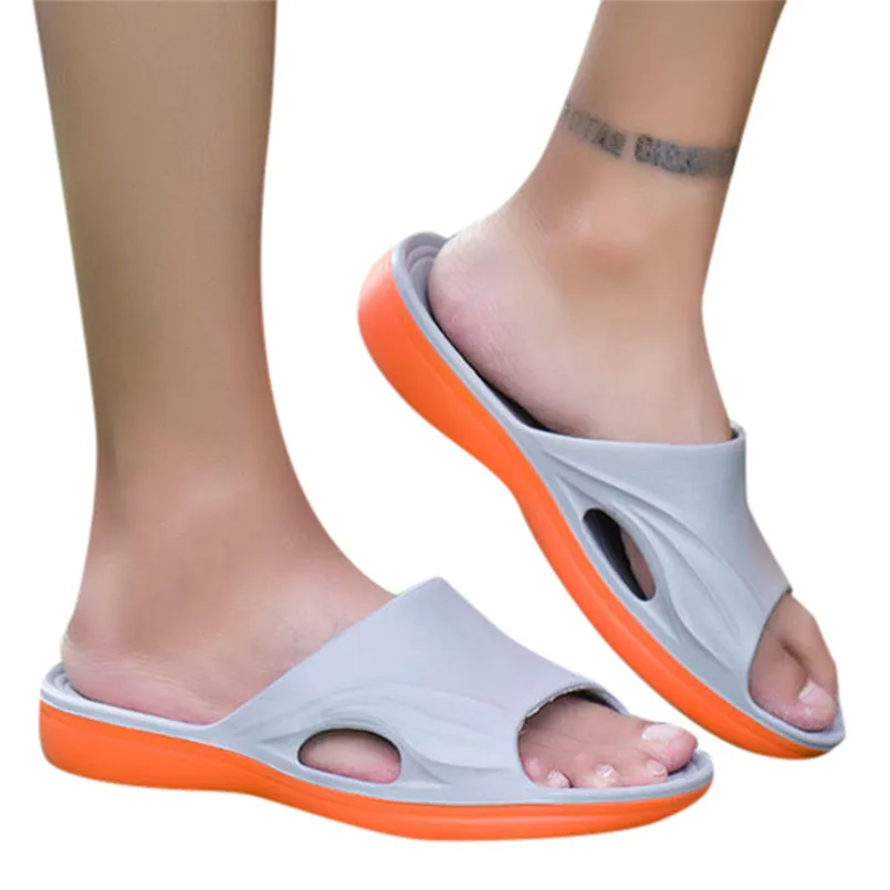 

Couple Outdoor And Indoor Slip-On Slippers Fashion Flat Non-Slip Slippers Mans footwear terlik kapcie Slides 40jy18