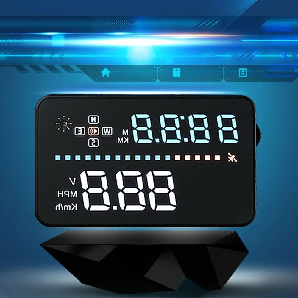 VODOOL Universal Auto HUD A3 35 zoll Bildschirm GPS Kopf Up Display Mit Tachometer Kmh/MPH Auto Ala