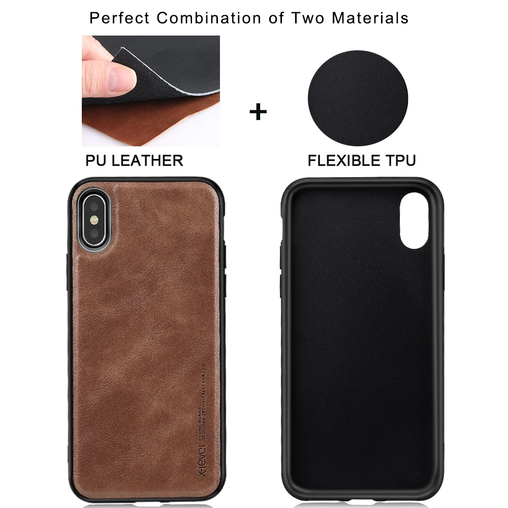 Harga X Level Kulit Case untuk iPhone X XS Max Kasus Mewah Ultra Light Soft Silicone Edge Shockproof Cover Coque untuk iPhone X XS XR