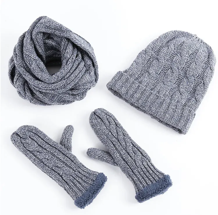 kit hat and scarf for women men set hat scarf winter hat set with scarf for women knitted hat lic Scarf, Hat & Glove Sets solid  (8)