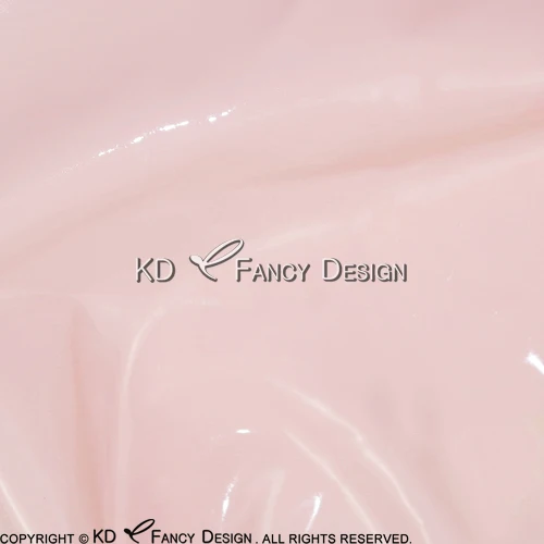 Черные с красной отделкой сексуальные латексные стринги резиновые трусики Танга нижнее белье размера плюс DK-0151 - Цвет: baby pink with red