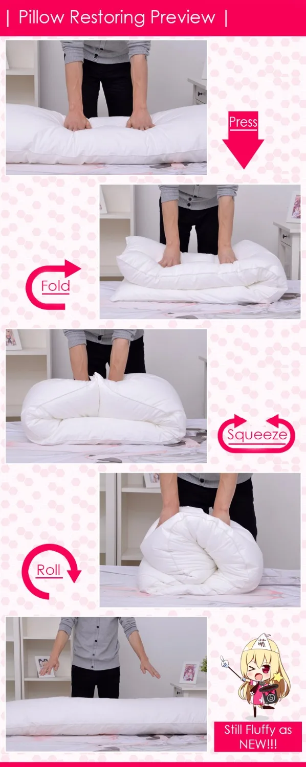 Подушка для тела Hobby Express японское аниме дакимакура 160x50 см (63x19 6 дюймов)|body pillow|body