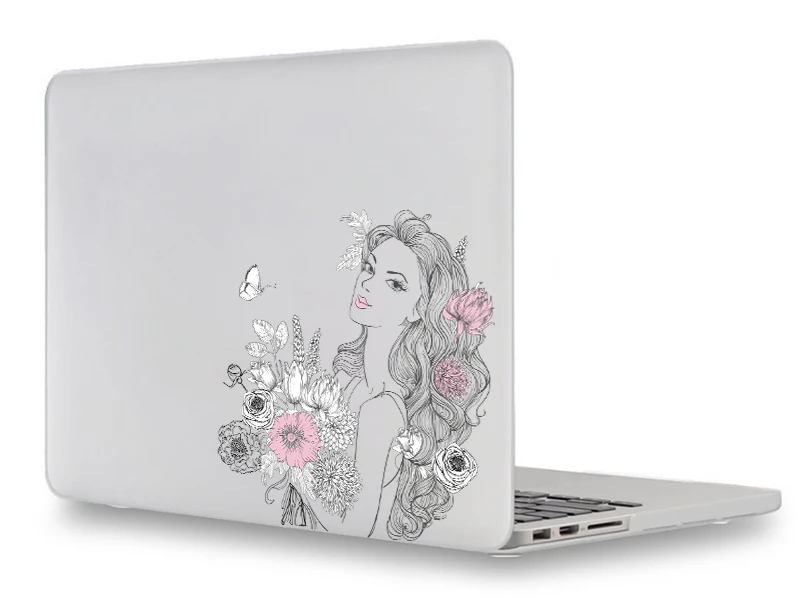 Наклейка для ноутбука с изображением милой девушки, с изображением воды, для Macbook, Pro Air retina, 11, 12, 13, 15 дюймов, Dell Mac, книга, кожа, наклейка для ноутбука