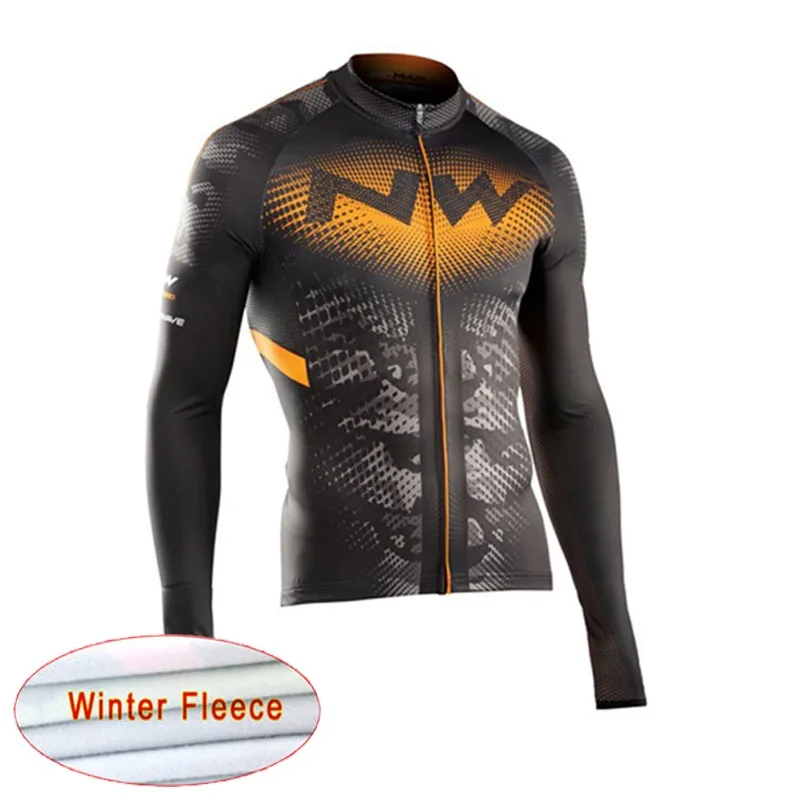 روبا Ciclismo الرجال الشتاء الدراجات جيرسي 2018 طويلة الأكمام الحرارية الصوف دراجة ارتداء MTB دراجة الملابس سباق بدلات رياضية K3001