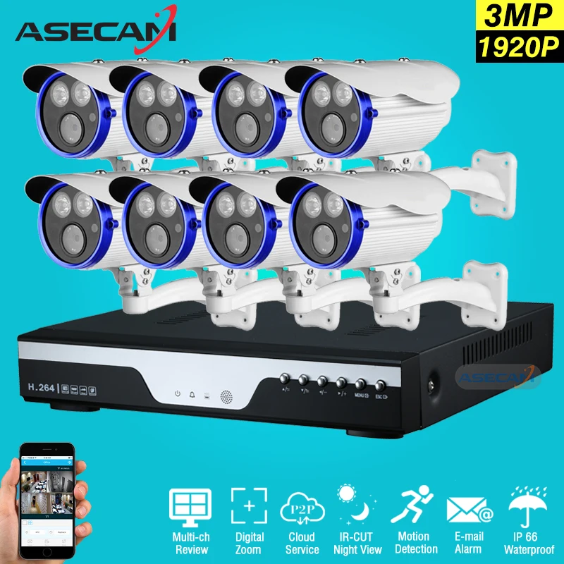hd 8ch 3mp outdoor cctv system kit 8channel array cctv ahd system 1920p hd 8ch 3mp outdoor cctv system kit 8channel array cctv ahd system 1920p
