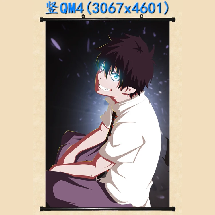 Japanese Decorative Pictures Anime Blue Exorcist Okumura Rin Suguro Ryuuji Shiemi Moriyama Home Decor Wall Scroll Poster Buy At The Price Of 13 41 In Aliexpress Com Imall Com