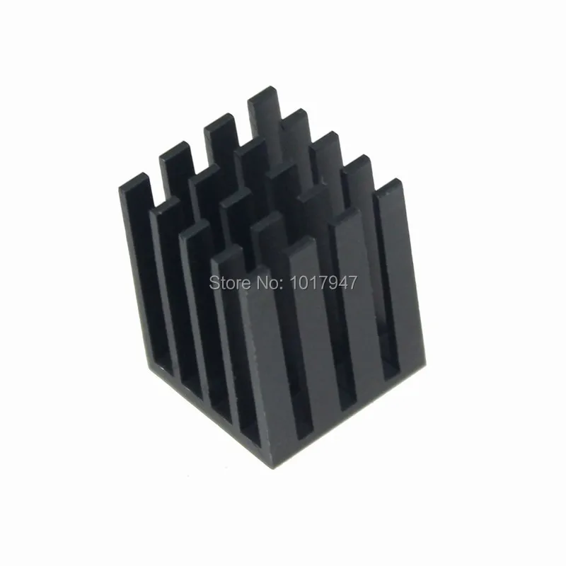 20 Pieces LOT Aluminum 19x19x24mm 19mm Heat Sink IC Chip Radiator With Adhesive