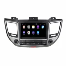 Klyde 2 DIN 8 “Android 7.1 Автомобильный Мультимедийный Плеер для Hyundai Tucson IX35 2015 автомобиля Радио стерео 4 ядра DVD Аудиомагнитолы автомобильные 1024*600