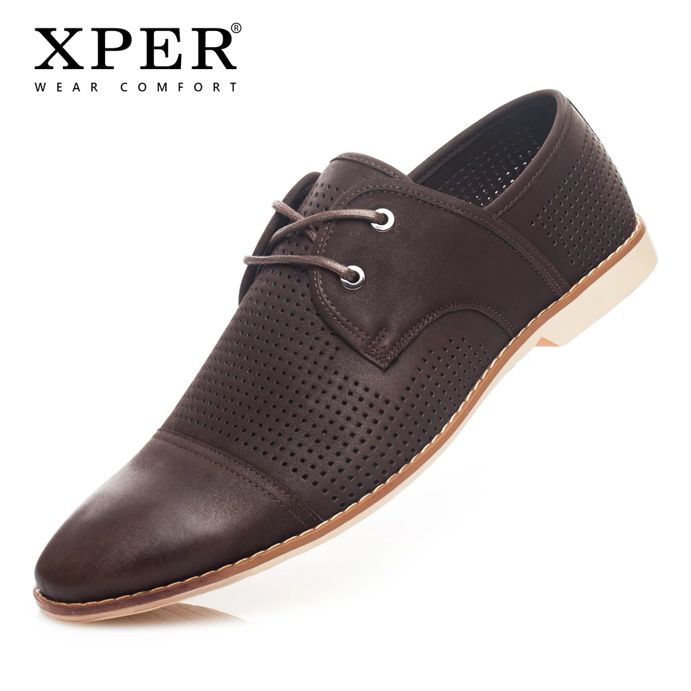

2018 XPER Men Casual Shoes Lace-up Men Flats Shoes Breathable Fashion Sporty Walking Shoes Chaussure Homme For Men CE86806BN