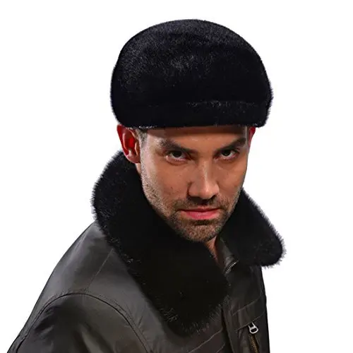 Men's Sealskin Full Fur Cabbie Cap Fudd 