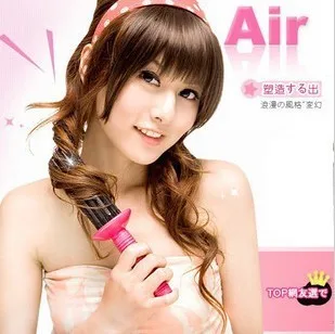 Airy Curl стайлер для укладки волос завивки ролик гребень щетка салонная расческа