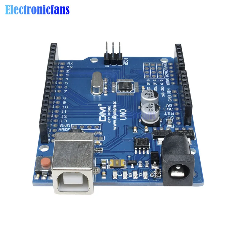 

UNO R3 Compatibles Board ATmega328P 16MHz CH340 CH340G USB Driver Board Module Replace Atmega16U2 With Pins one