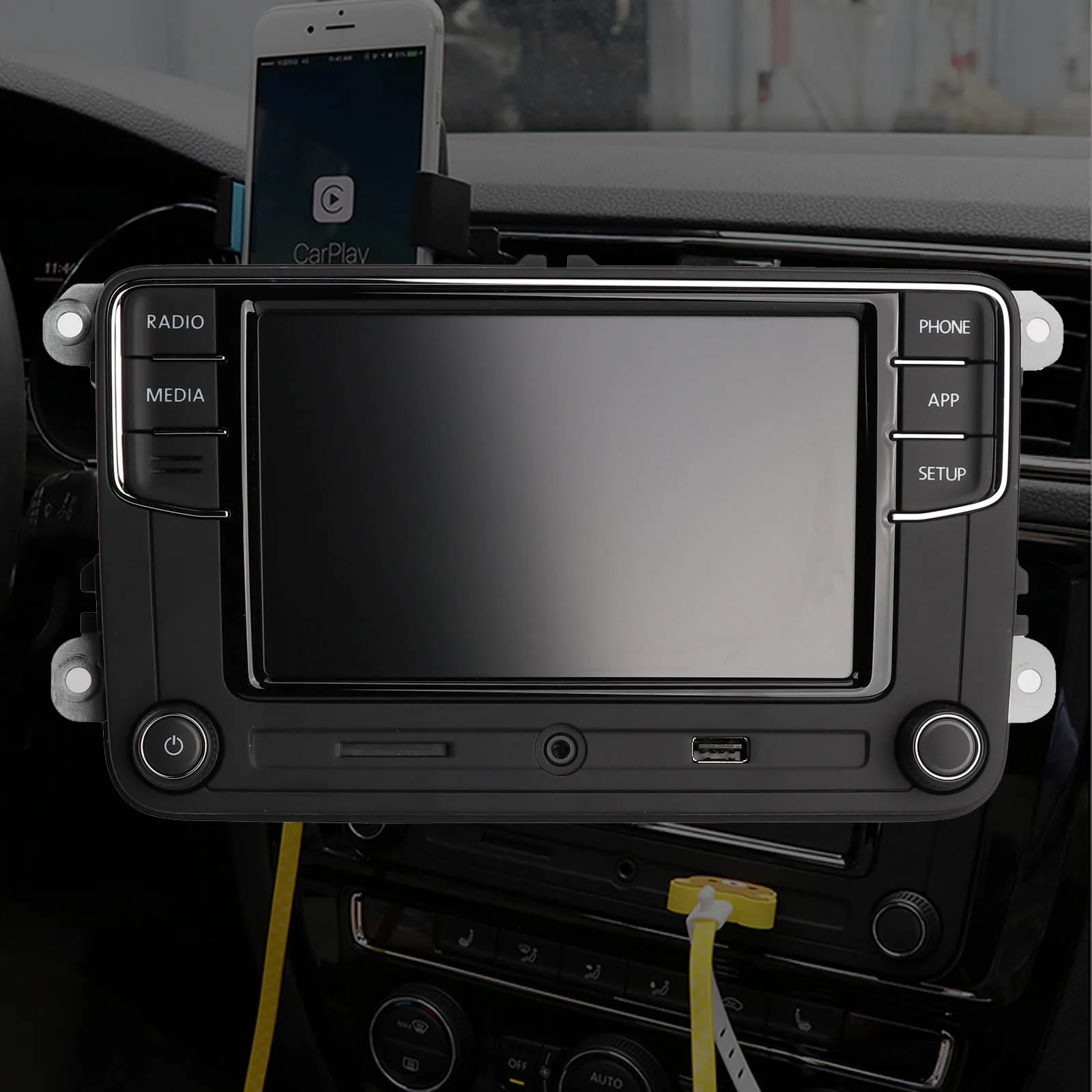 

TAIHONGYU Original Desay SV 6.5" MIB RCD330 Plus CarPlay Radio 6RD 035 187 B for VW Golf Jetta CC MK6 MK5 Tiguan Passat T5