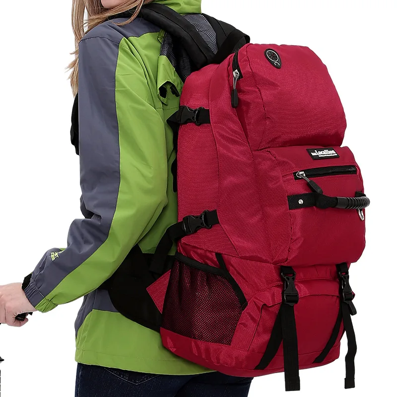 LOCALLION 40L Большой рюкзак для женщин и мужчин, уличные спортивные сумки, военные камуфляжные рюкзаки для альпинизма, пешего туризма, рыбалки XA215WD - Цвет: red