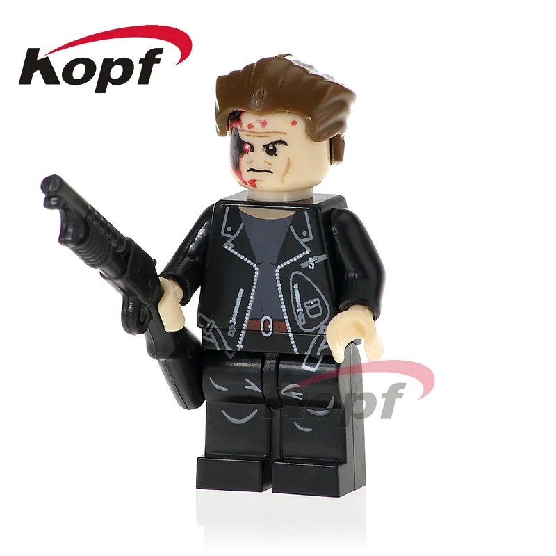 

PG376 Building Blocks Super Heroes The Terminator X-Men Clayface Arnim Zola Black Panther Batman Bricks Action Toys For Children