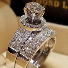 Prawdziwy S925 srebro diamentowy pierścionek zestaw Bague diamentowy pierścionek Peridot Bizuteria Topaz kamień srebrny 925 biżuteria pierścionki z diamentem