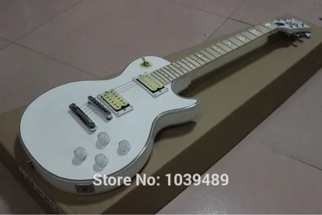 Cheap China's OEM guitar G LP custom electric guitar White guitar, color can be customized