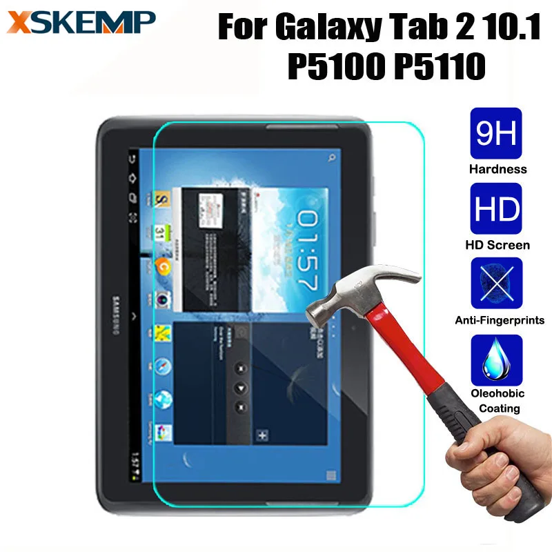 Premium 9H Tempered Glass For Samsung Galaxy Tab 2 10.1 P5100 P5110