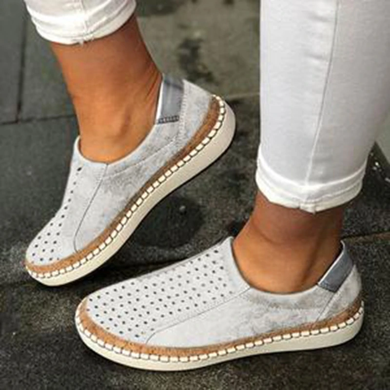 

Laamei 2019 Torridity Women Shoes White Women Casual Shoes Fashion Mesh Women Sneakers Flats -up Breathable