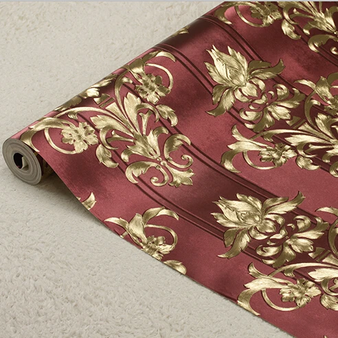 3D Damascus Luxury Background Wallpapers European 3D PVC Embossed Wall Paper Living room Bedroom Floral Striped Wallpaper Roll 3D Damascus Luxury Background Wallpapers European 3D PVC Embossed Wall Paper Living room Bedroom Floral Striped Wallpaper Roll