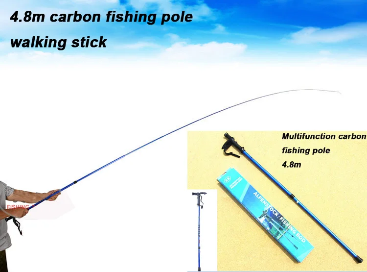 walking cane fishing pole