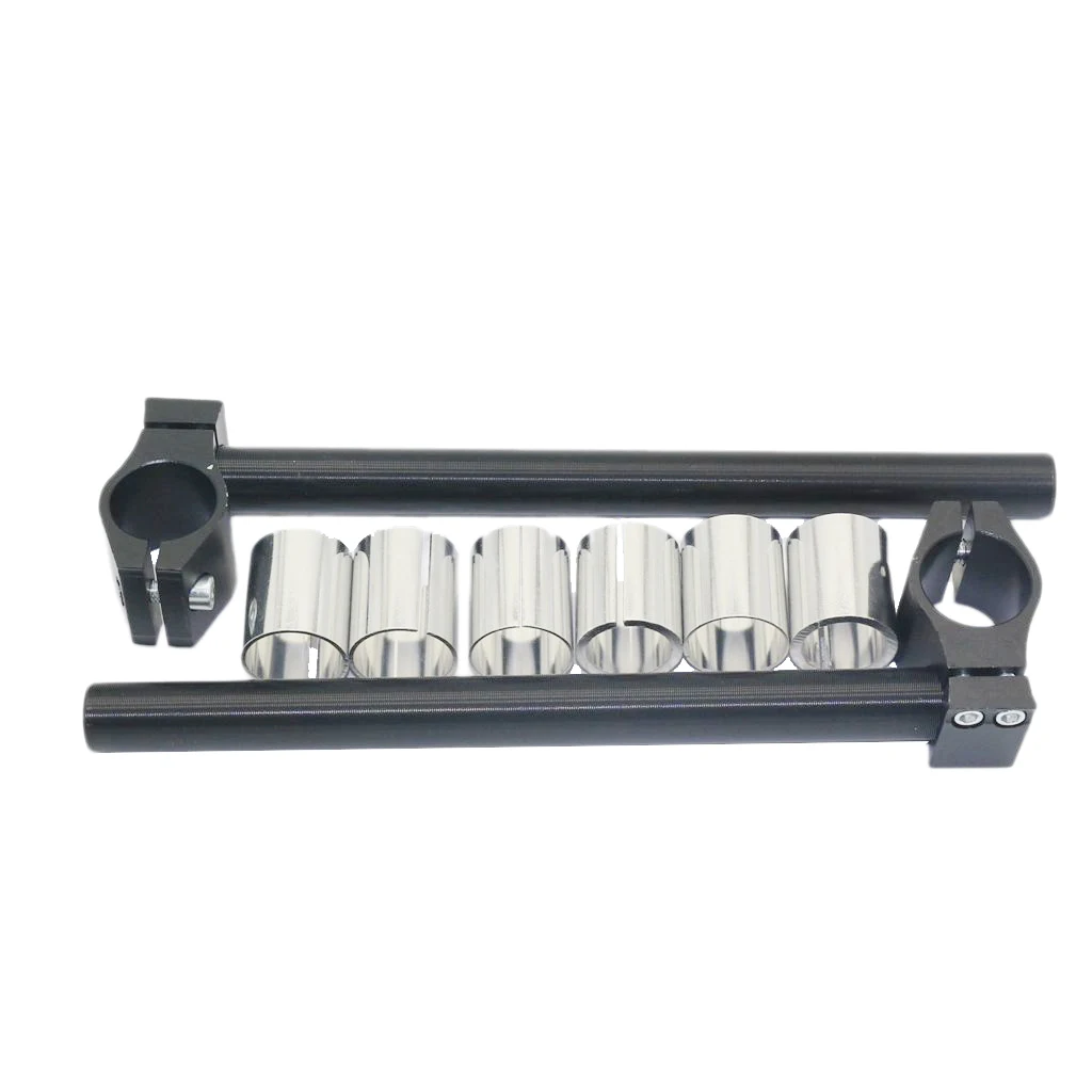 1 Set Motorcycle Handlebar Racing Adjustable CNC Aluminum Alloy 25/29/30/mm Clip On Fork Handlebars Cafe Racer Motorcycle