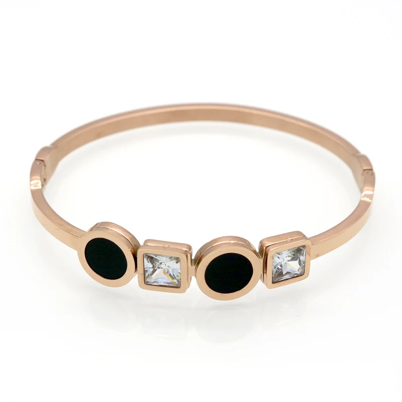 Женский браслет из нержавеющей стали 316L с фианитами|bracelets for|charm braceletbracelets for women |