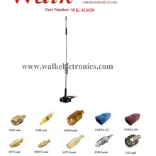 Высокая усиление 3g Автомобильная антенна, 9dbi 3g gsm whip антенна, Многополосная антенна на магнитном основании