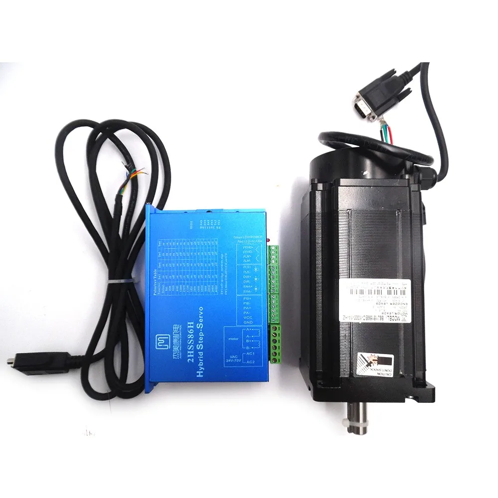 Hybird Stepper Motor Kits 2 Phase 86mm NEMA34 4.5NM 4A Closed Loop Motor+Drive Kit for Engraving Cutting Machine | Обустройство дома