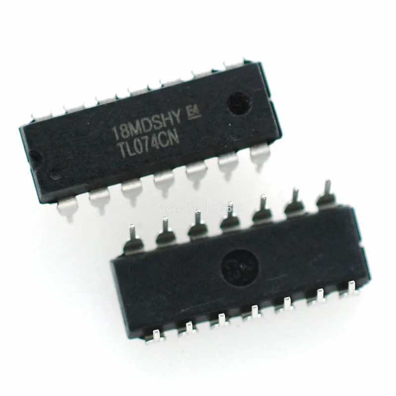 10 шт./лот TL074CN DIP14 TL074 DIP-14 операционный усилитель IC | Электронные компоненты и