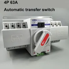 4P 63A 380V MCB тип двойной мощности автоматический переключатель ATS