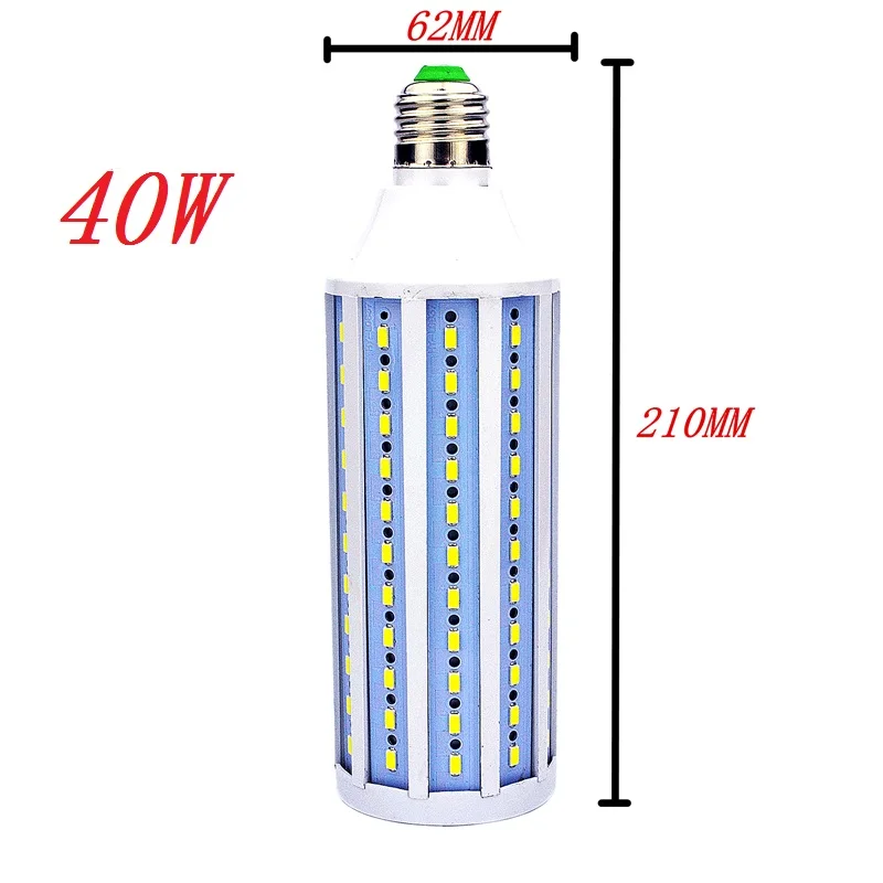 3 шт./лот E26 E27 E39 E40 B22 50 Вт, 60 Вт, 80 Вт, 100 Вт Светодиодный светильник 110 V 220 V кукурузная лампа люстра под потолок пятно света супер яркий свет