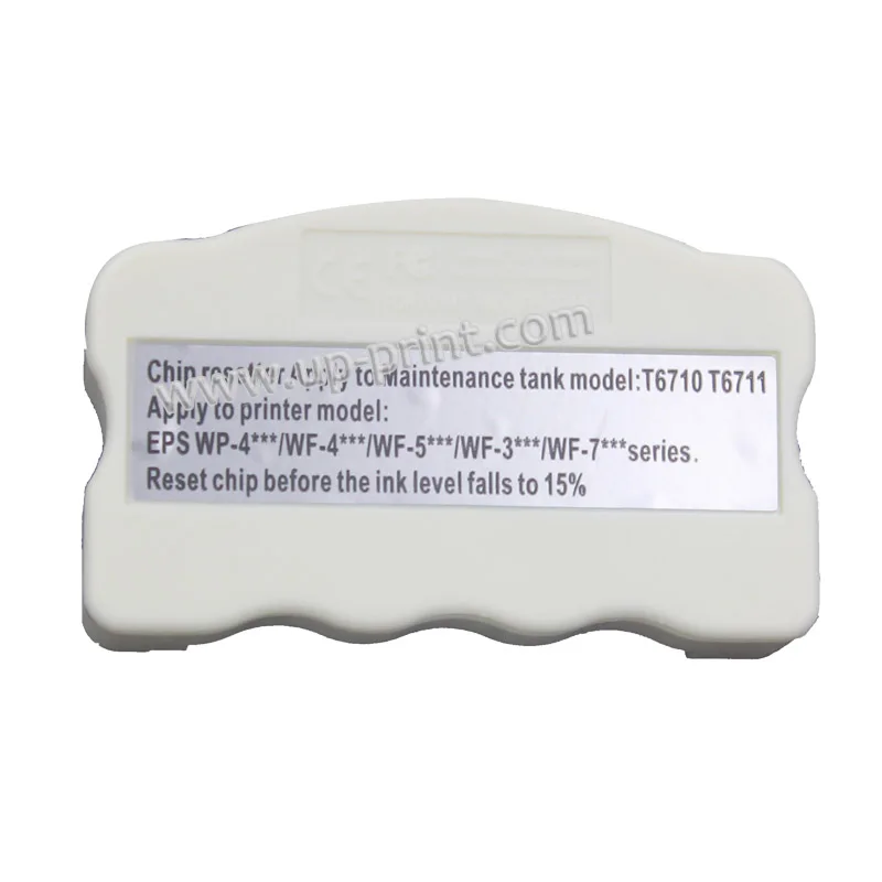 T6710 T6711 отработанных обломок Resetter для Epson рабочей силы WF-7620WF-7610 WF-3640 WF-3720 WF-3725 WF-7710