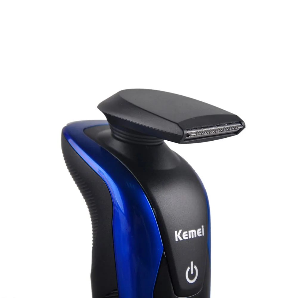 Kemei 3 в 1 моющаяся перезаряжаемая электробритва, Мужская бритвенная машина, триммер для носа, 3D бритва для бороды, бритва, KM-58890