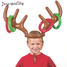 JOY-ENLIFE 1 шт. надувной олень наконечник игры малыш кольцеброс игры одежда для занятий спортом на улице для детей, завышенная игрушки Рождественский День рождения расходные материалы