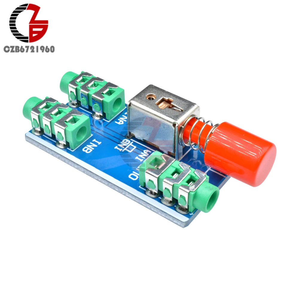 Audio Switching Board 3.5mm Audio Input A//B Group Input Switch Select Output