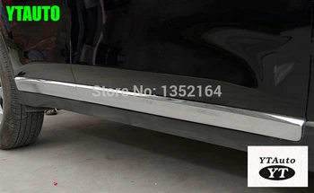 

Auto side door trim moulding for 2014 2015 X-TRAIL,abs chrome, 4pcs/lot