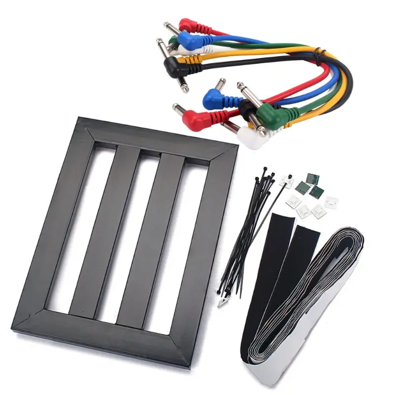

Universal Guitar Effect Power Supply Mounting Bracket Effector Pasting Board/Pad With Cable