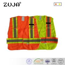 Hi-Vis Safety Vest 5 Point Breakaway Waistcoat acket EN471 Yellow Orange