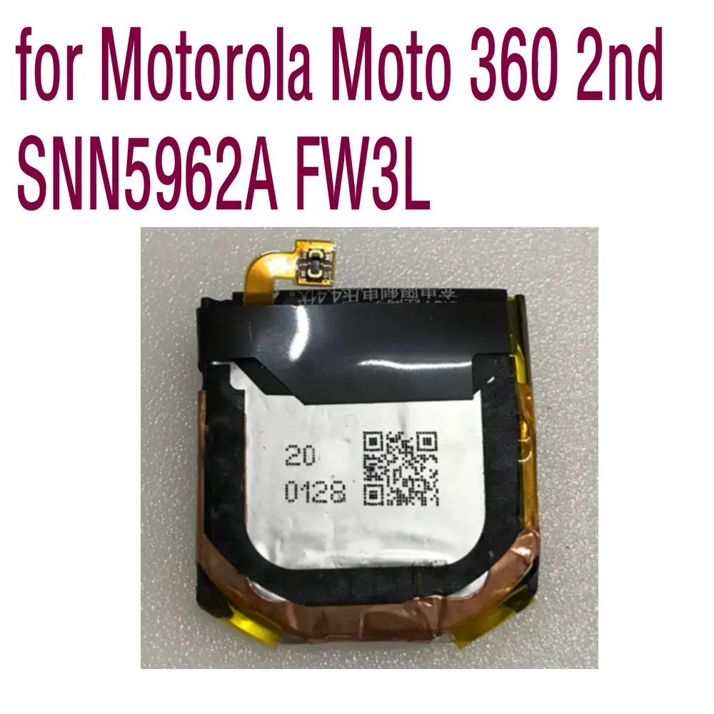 

NEW High quality Battery 400mAh For moto 360 2nd 46mm FW3L SNN5962A 42mm FW3S SNN5971A Smart Watch batteries