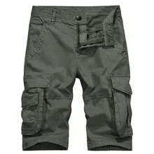 Новые Летние повседневные хлопковые шорты хорошего качества