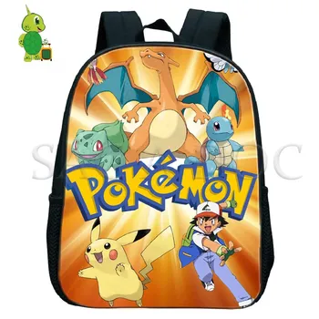 

Pokemon Pikachu Charizard Backpack Toddler Backpack Baby Boys Girls Primary Kindergarten Backpack Children School Bags