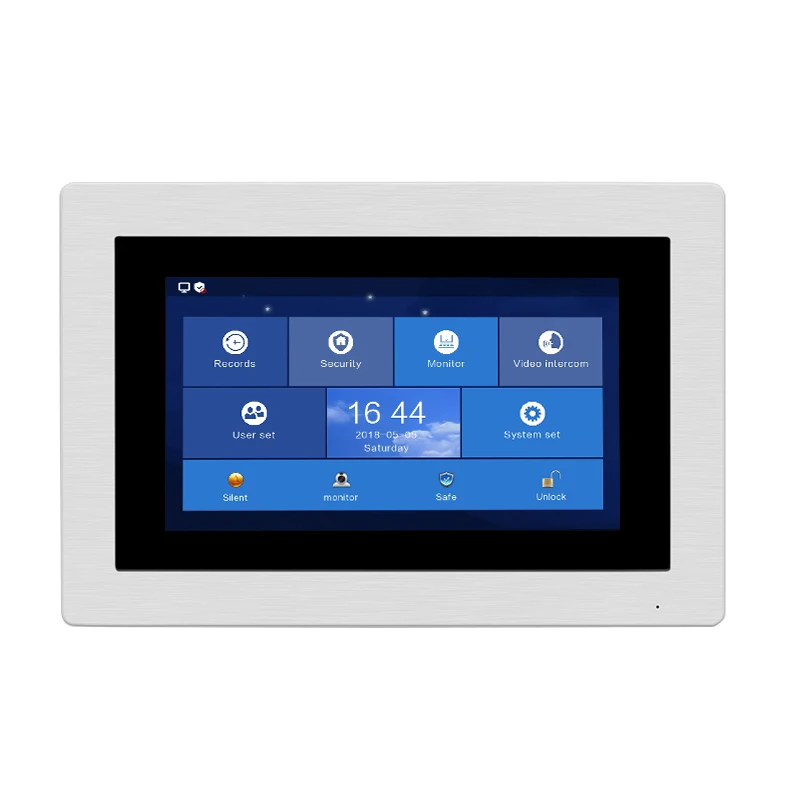 Free Shipping POE 720P IP Wifi 7\ Touch Screen Monitor ( Work With the Same Brand Apartment POE IP Outdoor Unit Only)