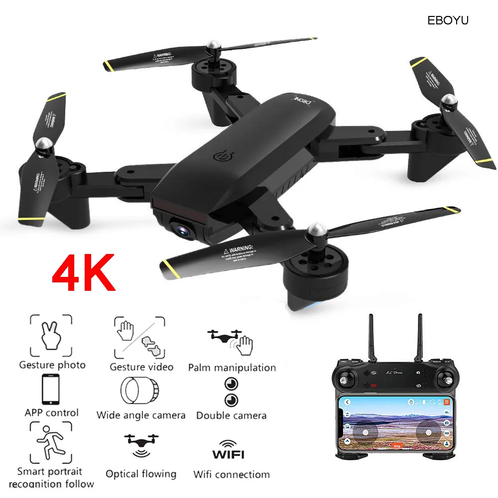 EBOYU SG700S Радиоуправляемый Дрон 4K/1080P широкоугольная камера позиционирование