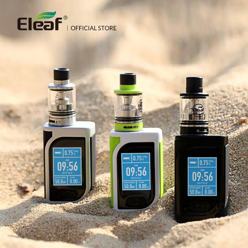 Originla Eleaf iStick Kiya Kit With GS Juni Atomizer 1600mAh Built in Battery 0.75ohm/1.5ohm GS Air Coil Electronic Cigarette Originla Eleaf iStick Kiya Kit With GS Juni Atomizer 1600mAh Built in Battery 0.75ohm/1.5ohm GS Air Coil Electronic Cigarette