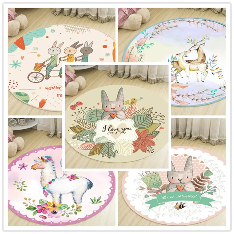Нордический милый ковер Rond Vloerkleed Tapis Berbere Минималистичная современная детская комната компьютерная Поворотная Подушка для стула Tappeti современный