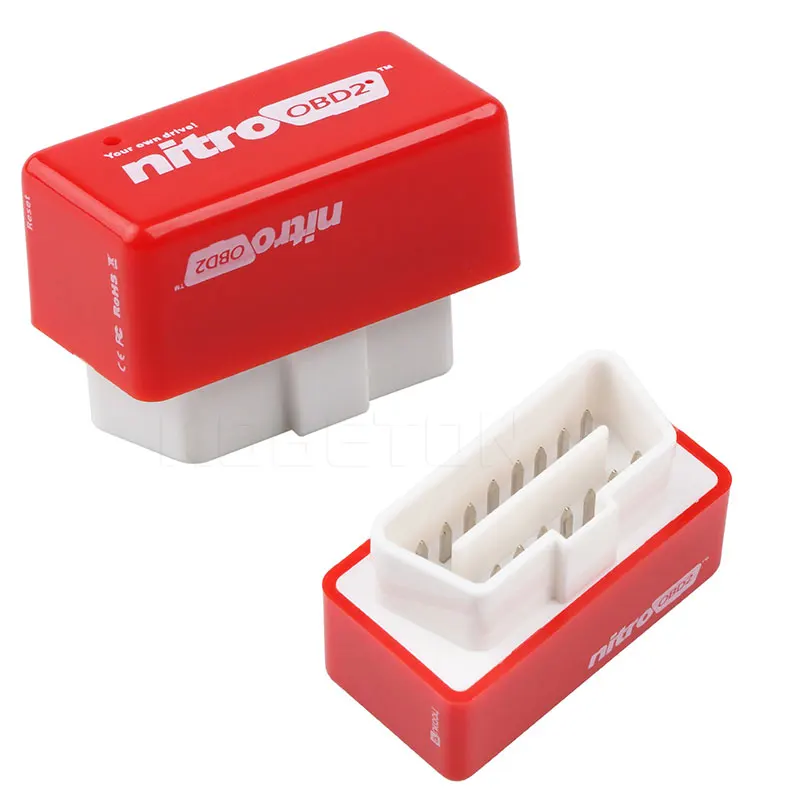

15% Fuel Save NitroOBD2 Chip Tuning Box OBD2 Benzine Petrol Gasoline Cars Plug & Drive Device OBDII Diagnostic Tool
