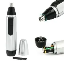 Отличный триммер для носа и ушей, носовая шерсть, имплинг, для мужчин, для мужчин и женщин, серебристый+ черный цвет